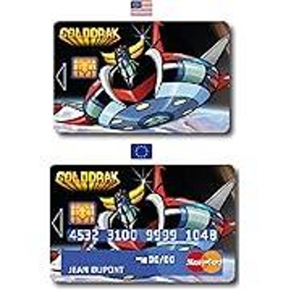 Sticker Autocollant Carte Bancaire - Geek Goldorak