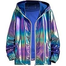Veste métallique pour homme Gradient Veste à capuche