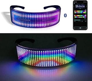 Lunettes LED uniques - Contrôle par application BT