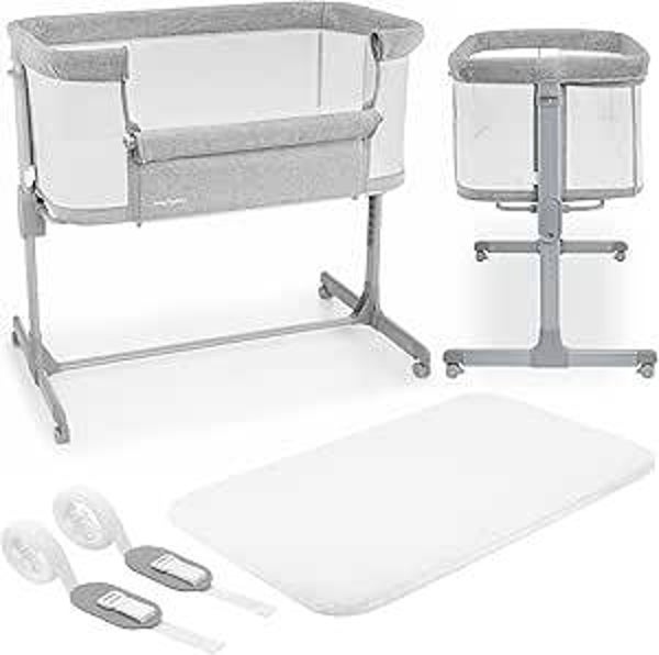 Moby-System Luna Lit Parapluie Bébé avec Matelas 3 en 1