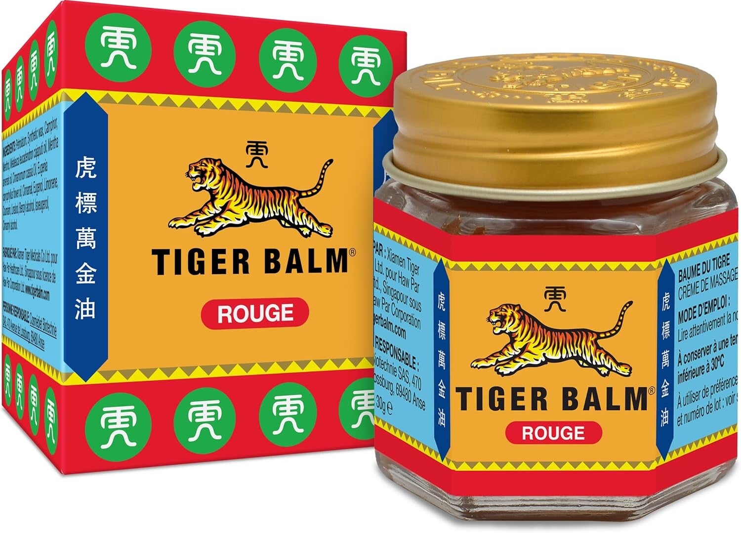 BAUME DU TIGRE Rouge à effet chauffant