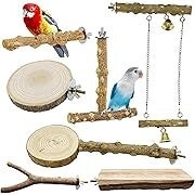 7 PCS Perchoirs Naturels pour Oiseaux