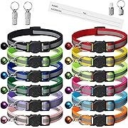 12 PCS Colliers Chat Réfléchissant
