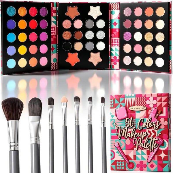 Palette de 56 ombres à paupières,