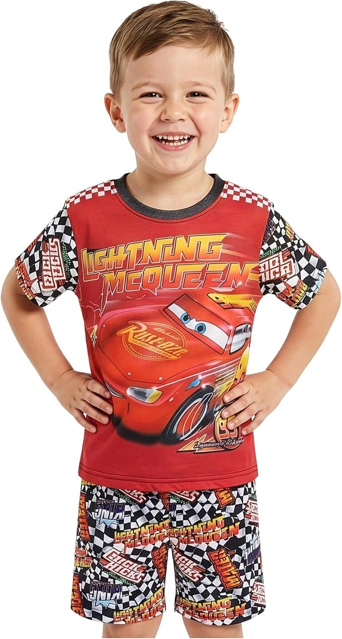 Disney Cars Ensemble Pyjama Enfant Garçon, 2 Pieces