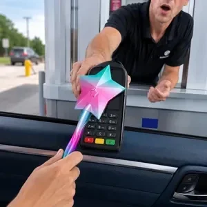 Baguette magique pour paiement sans contact