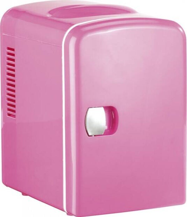 Mini réfrigérateur 2 en 1 avec prise 12 / 230 V - Rose