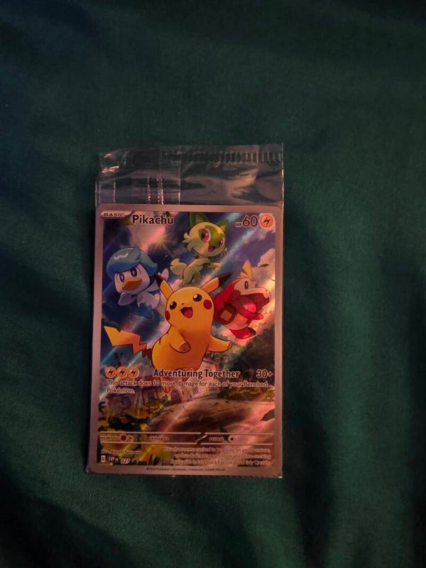 Pikachu sealed promo