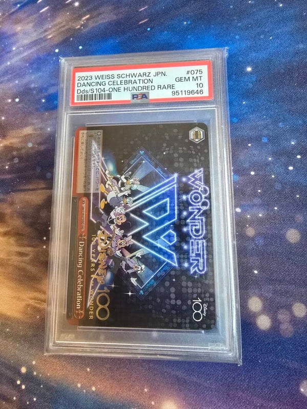 Disney 100 Weiss Shwarz Dancing Celebration PSA 10