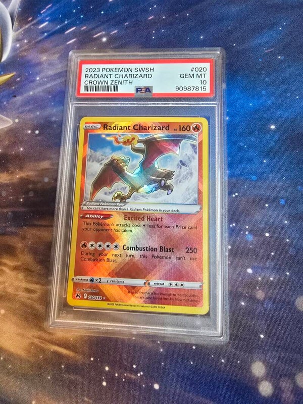 Radiant Charizard (crown zenith) PSA 10