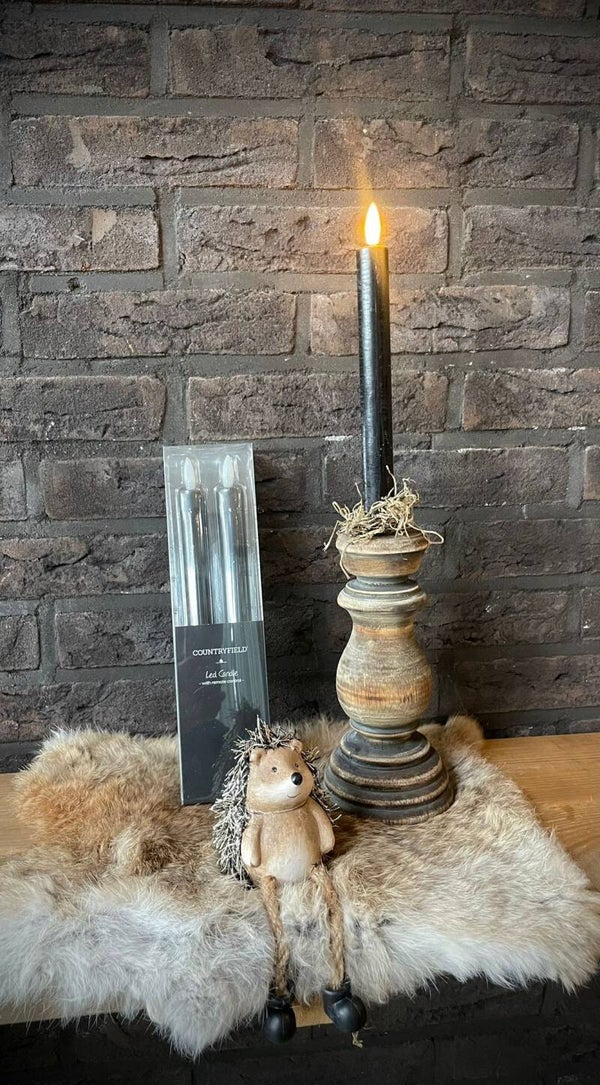 Set led dinerkaars zwart nr. 1110