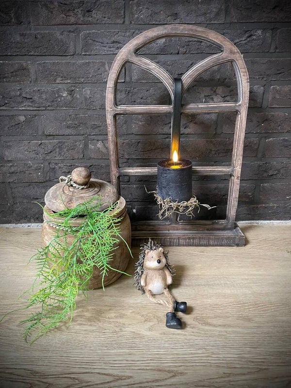 Houten pot met deksel nr. 6134