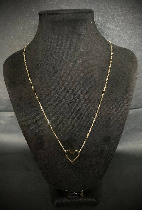 Ketting hart goud kleur