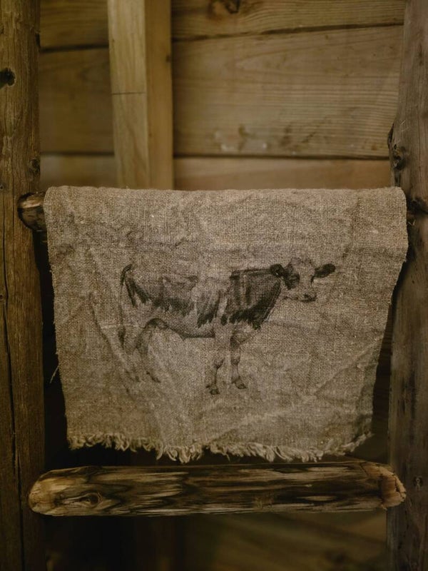 Shabby doekje koe