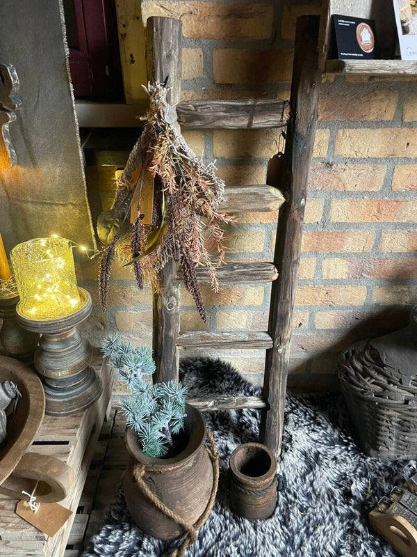 Houten ladder 4 treden nr. 2102