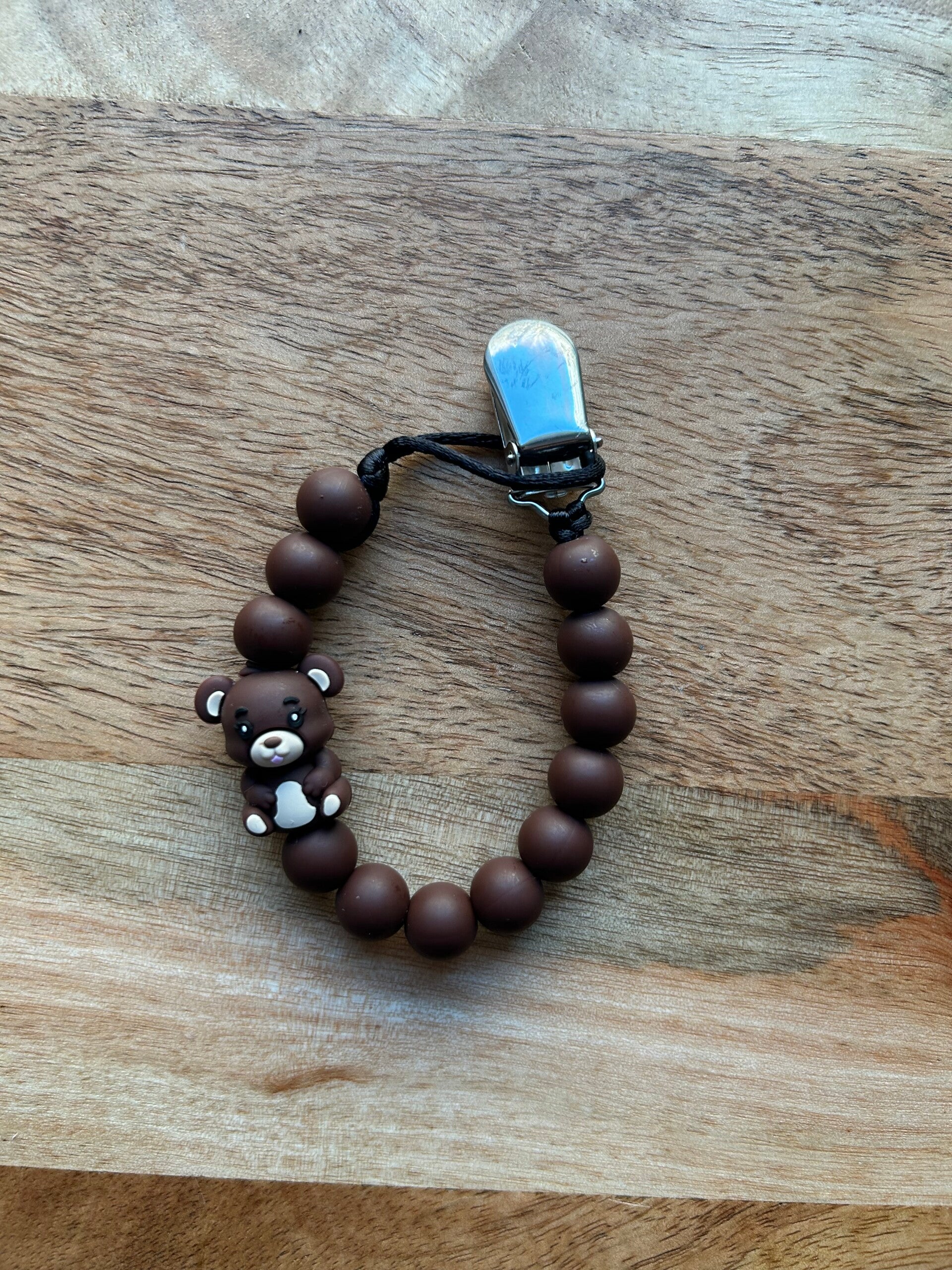 Tuttinauha, 3D-nalle, ruskea