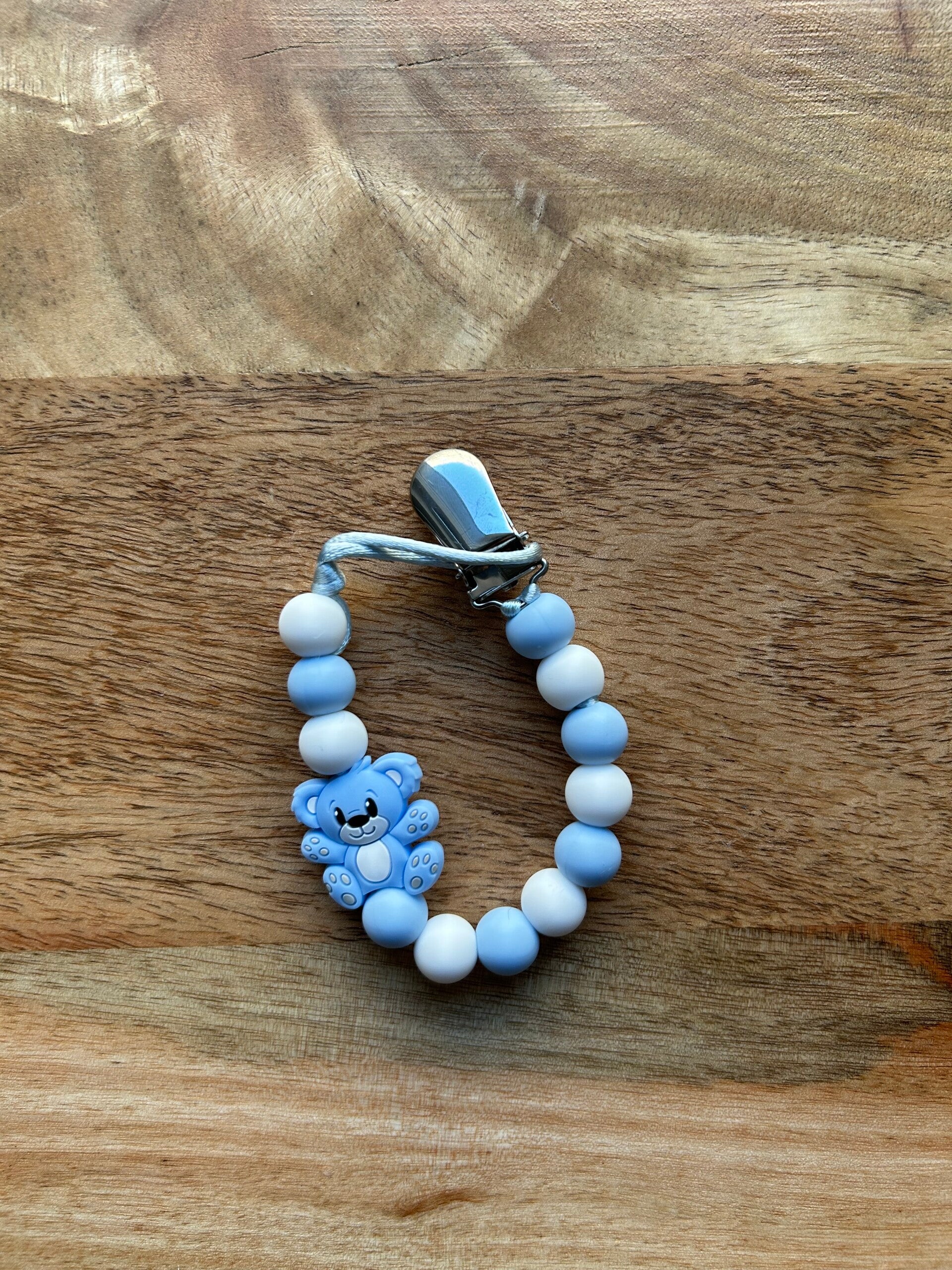 Tuttinauha, nalle, vaaleansininen