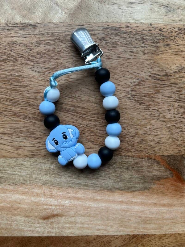 Tuttinauha, elefantti, vaaleansininen