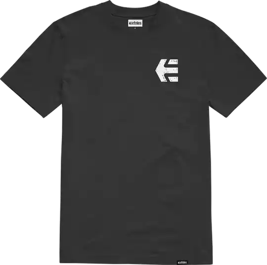 T-SHIRT ETNIES SKATE CO TEE BLACK/WHITE