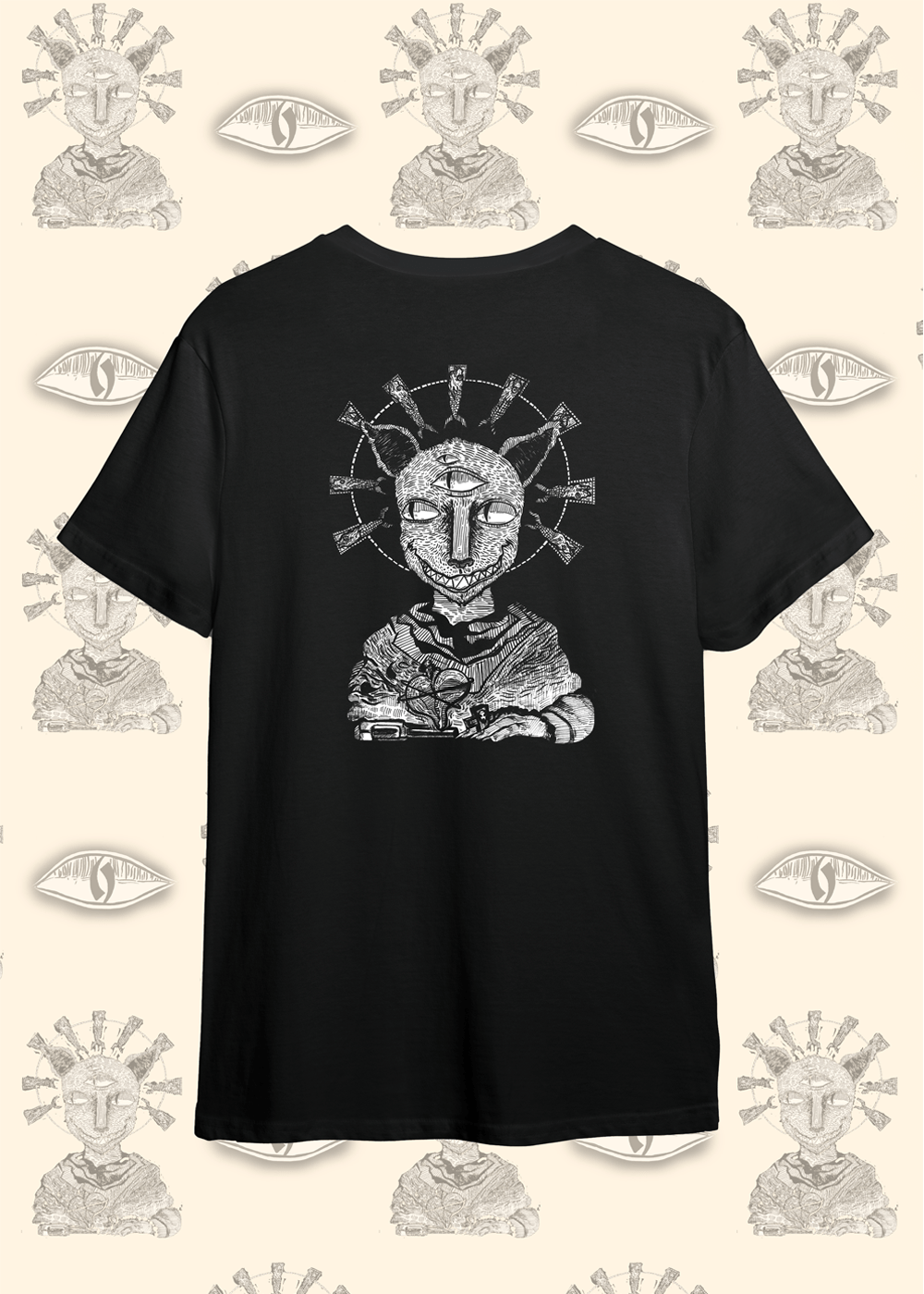 T-SHIRT INVOKA  SPACE KITTY