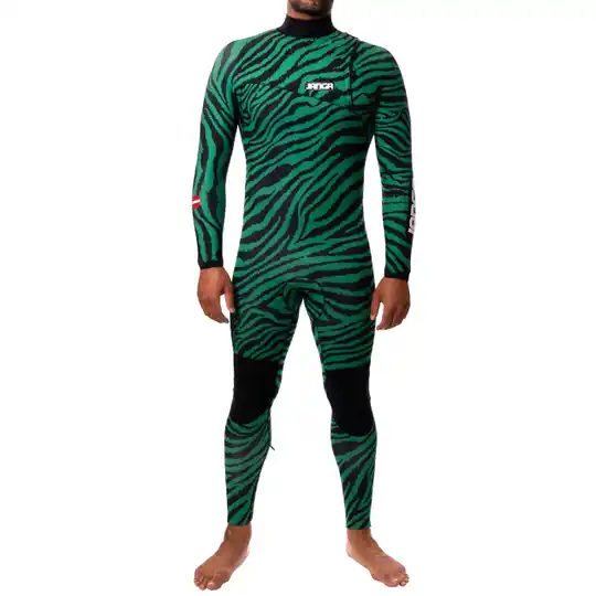 FATO JANGA JANGLE ZEBRA 4/3 MM BLACK & GREEN