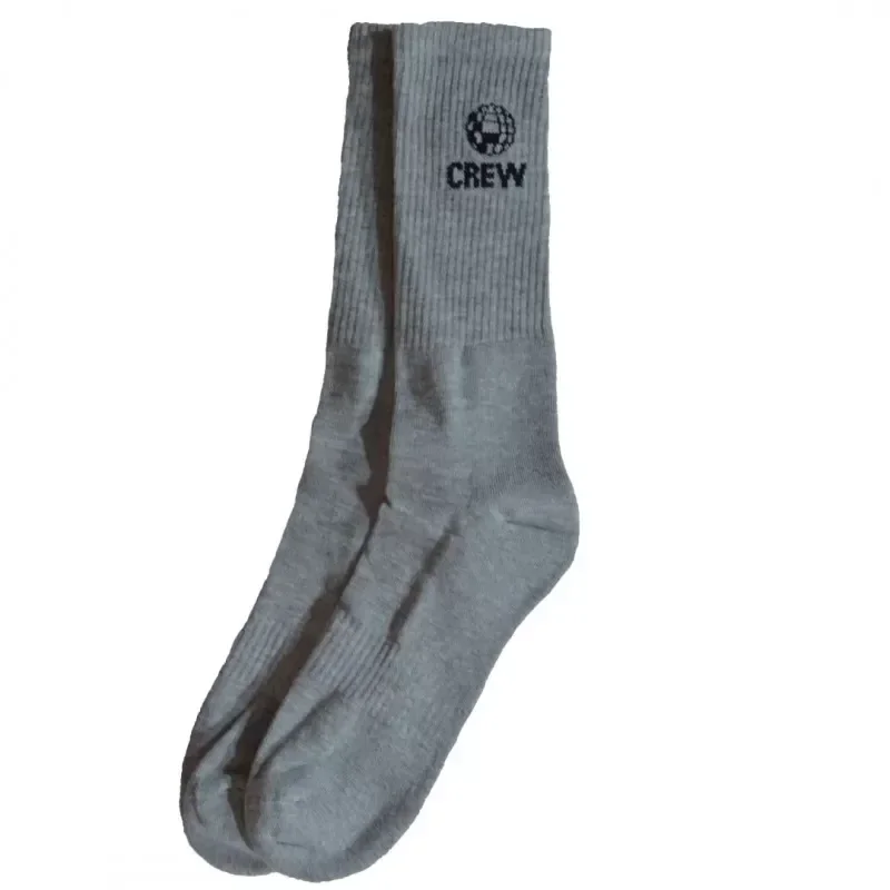 MEIAS PARTY CREW HIGH GREY
