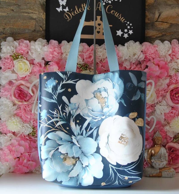 Sac Fourre Tout Adulte - Renoncules Bleus