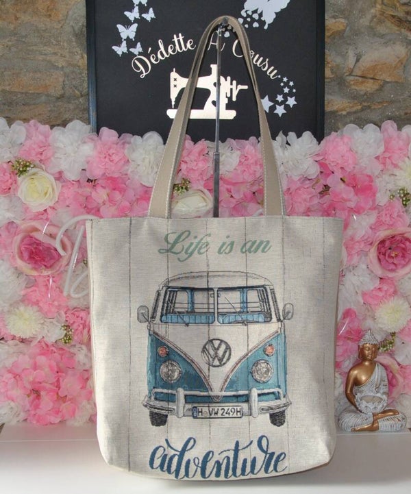 Sac Fourre Tout Adulte - Combi Bleu Aventure