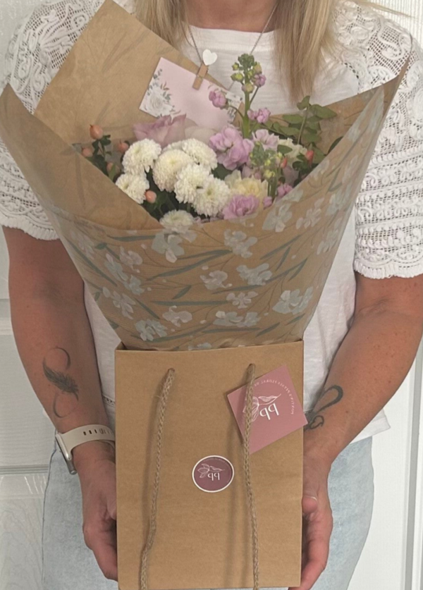 Hand tied bouquets