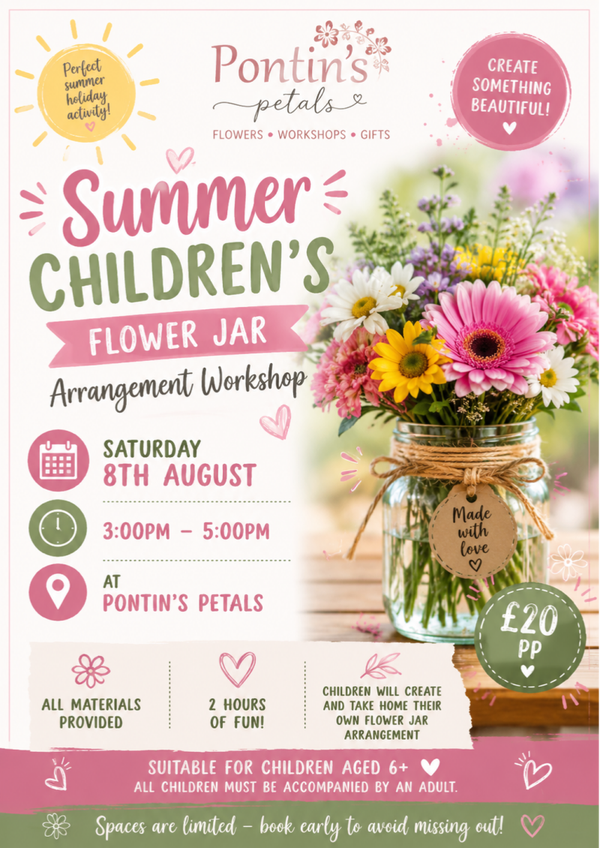 Children’s flower jar workshop