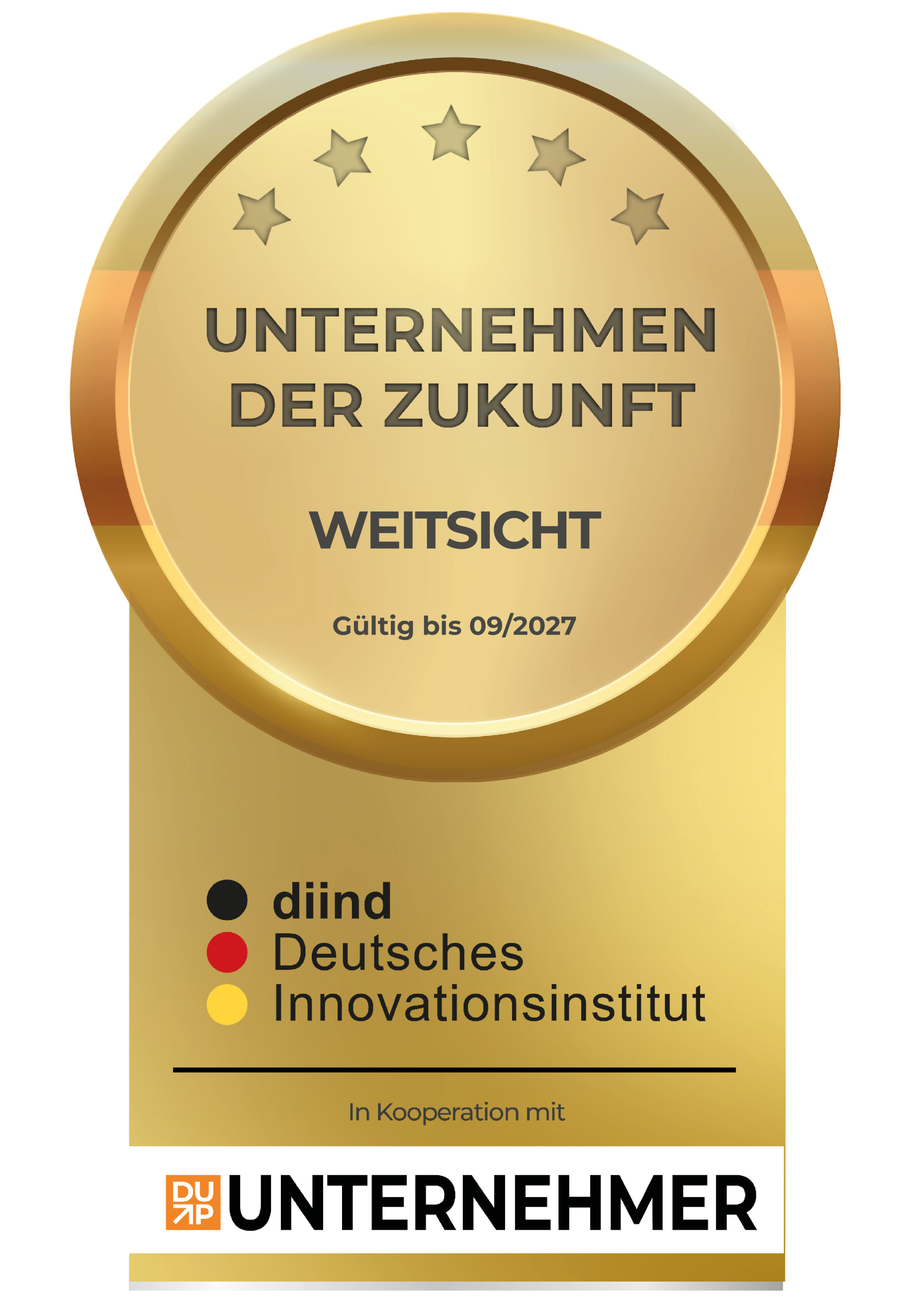 WEITSICHT – ausgezeichnet als „Unternehmen der Zukunft“