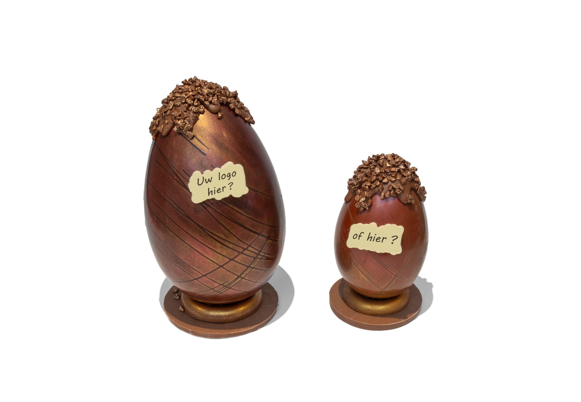 Gevuld chocolade ei met optie tot personalisatie