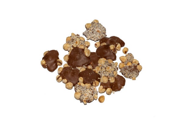 Melkchocolade hazenootplakjes