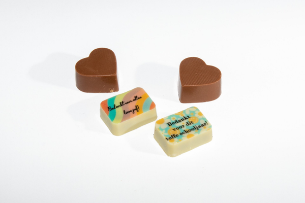 Pralines juf/einde schooljaar