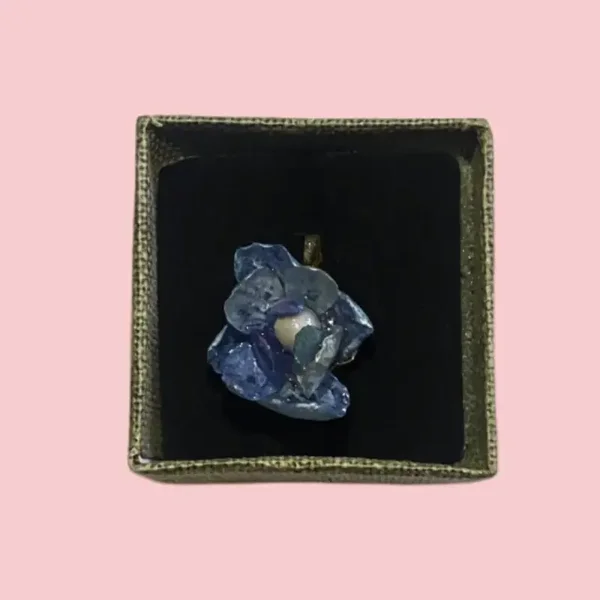 Bague Éclat Bleu d’Hortensia