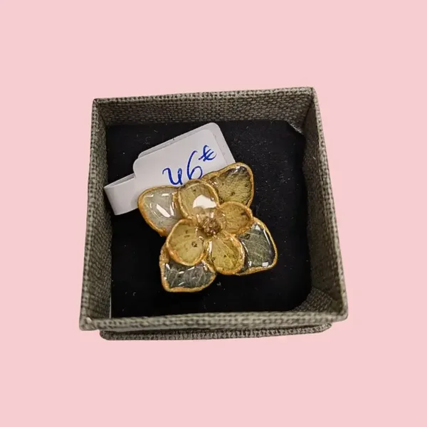 Bague Hortensia Ensoleillé