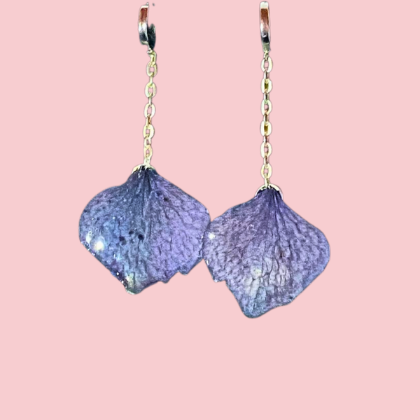 Boucles d'oreilles Éveil Bleu