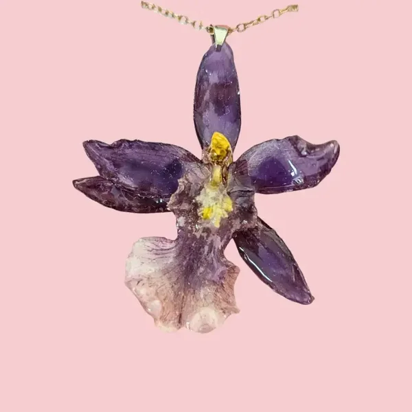 Collier Orchidée Envoûtante