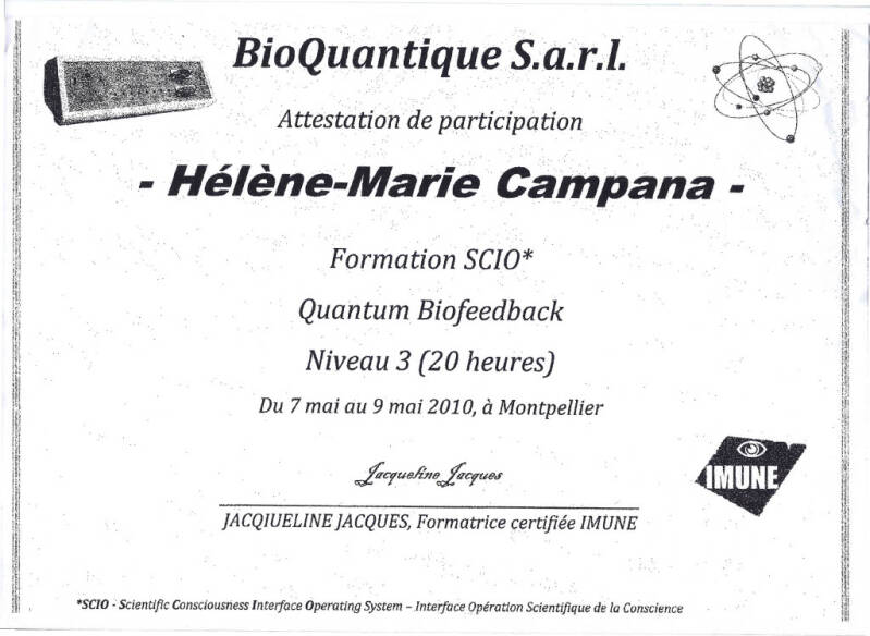 Formation BIOQUANTIQUE 