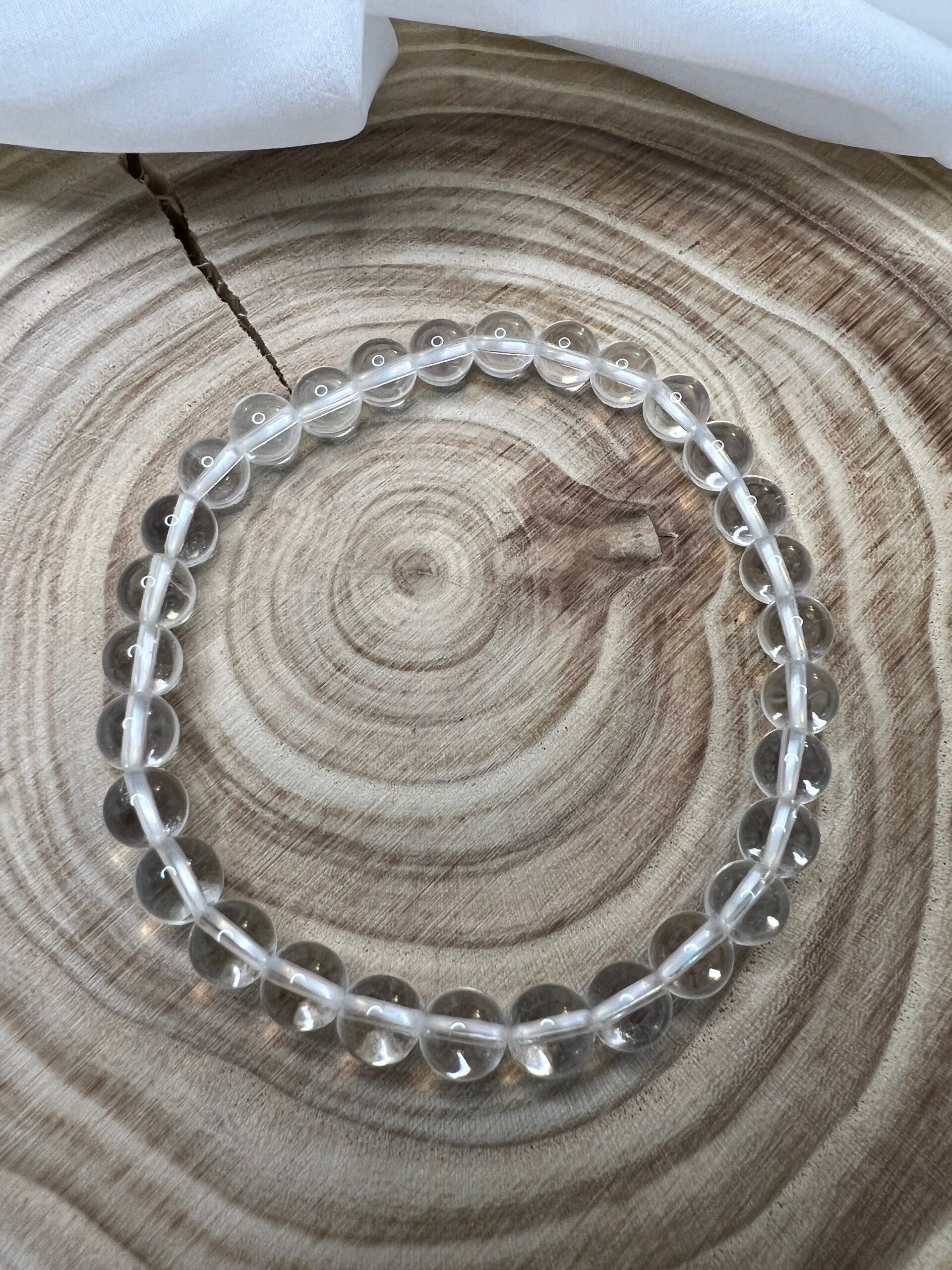 Bergkristall - Power Armband 6mm