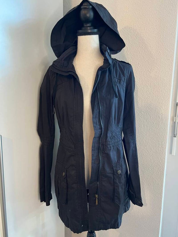 Übergangsjacke mit Kapuze – Grösse S