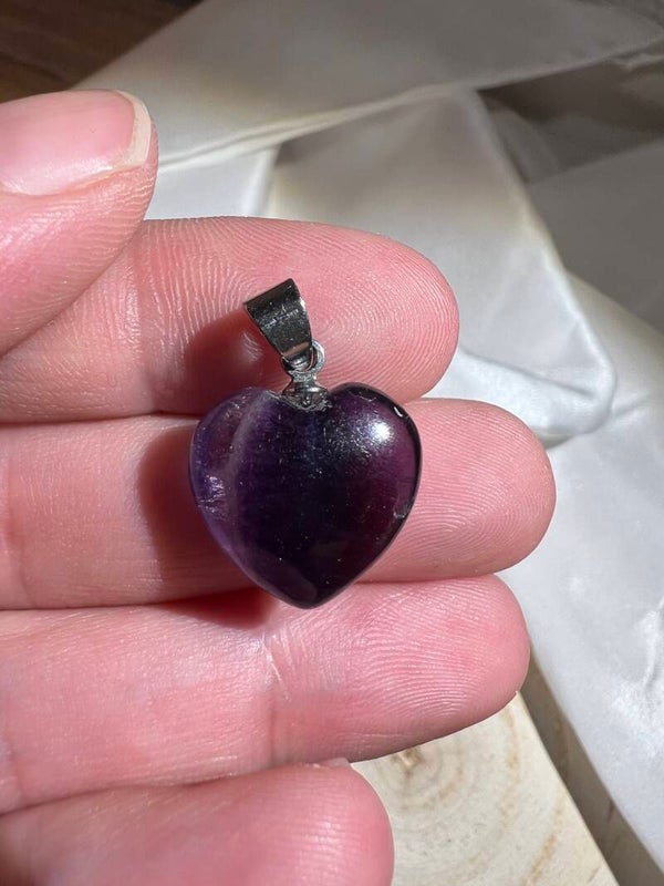 Amethyst Herz-Anhänger