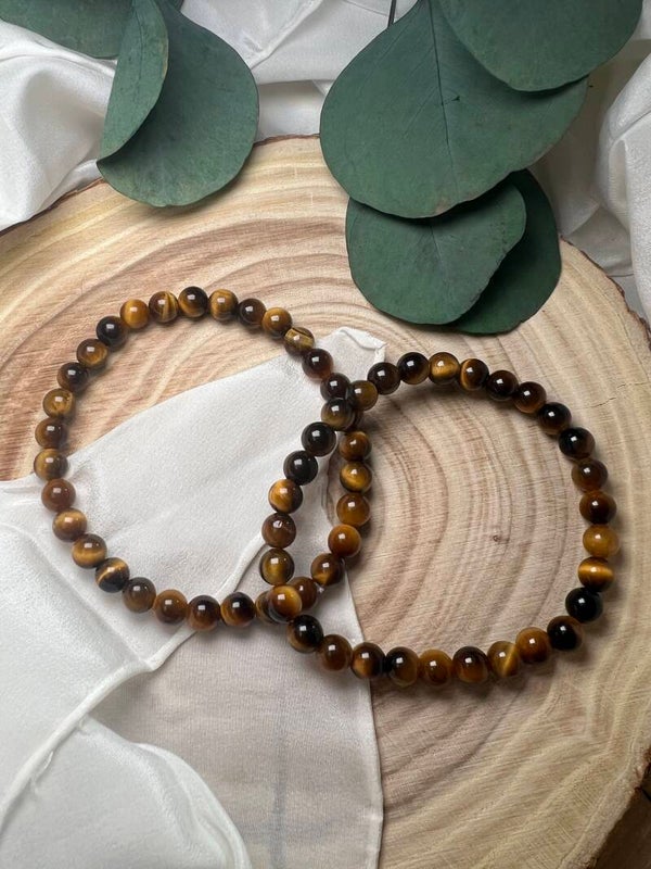 Tigerauge-Armband · 6 mm