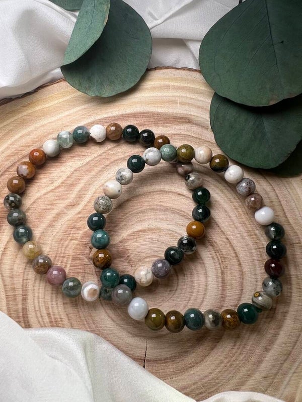 Ozeanjaspis-Armband · 6 mm