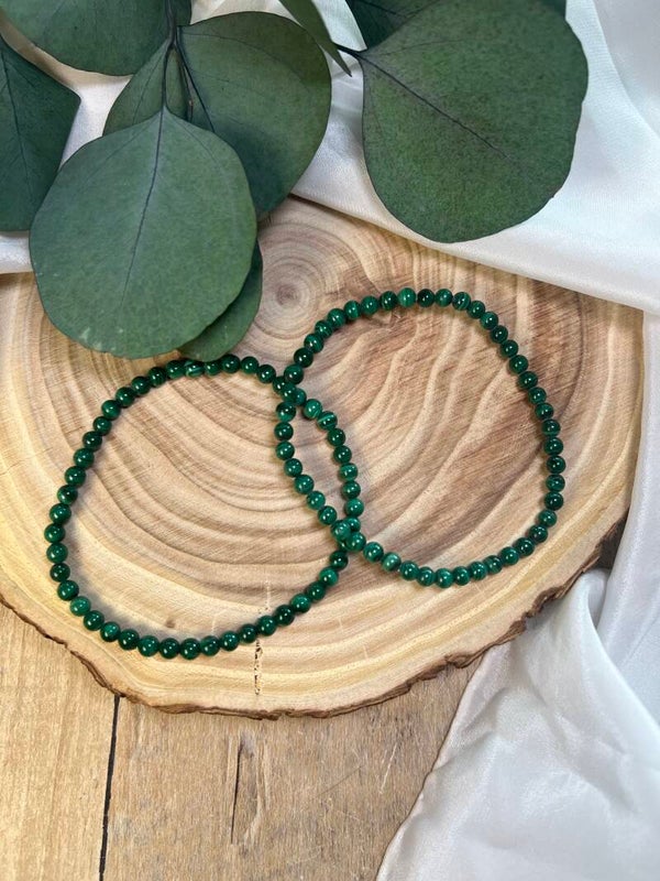 Malachit - Armband 4 mm
