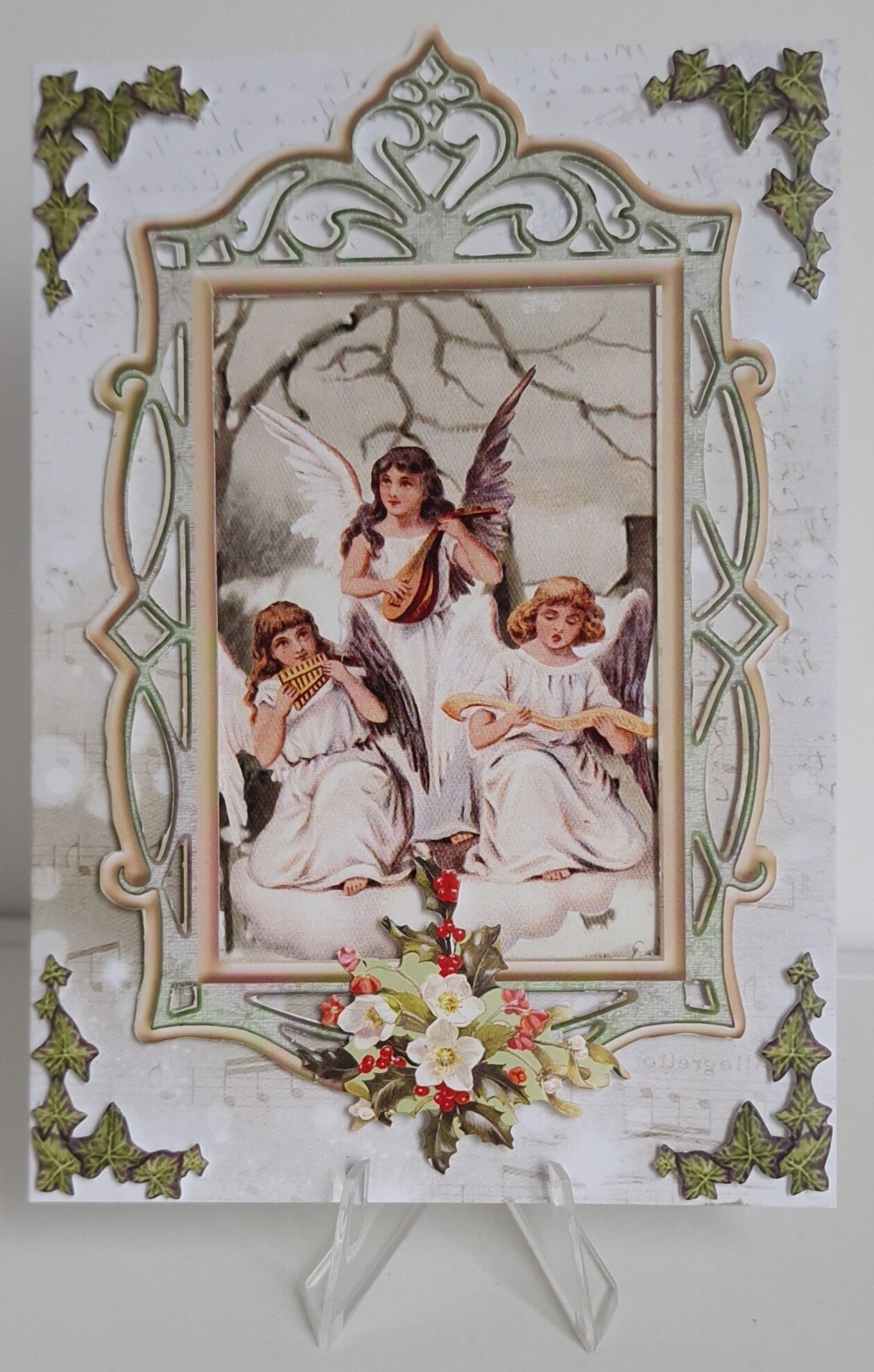 CARTE 3D ANGES MUSICIENS