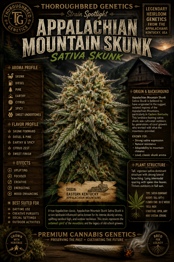 Appalachian mountain skunk