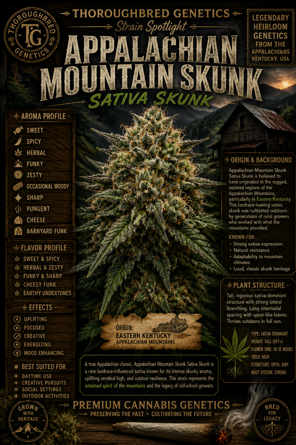 Appalachian mountain skunk