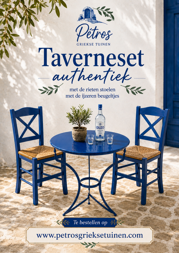 GRIEKSE/TAVERNE/TAFEL/STOEL . V.a
