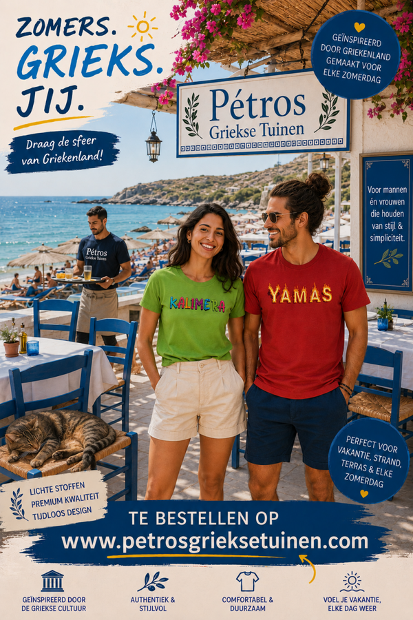 T.SHIRTS GRIEKSE TEKSTEN /   KOOKSCHORTEN GRIEKSE TEKSTEN